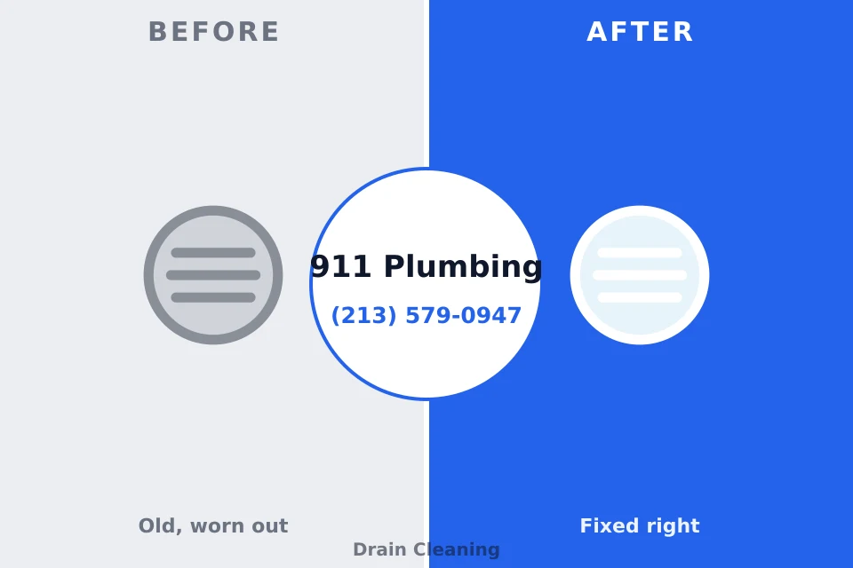 Before and after: plumbing company Westland, MI